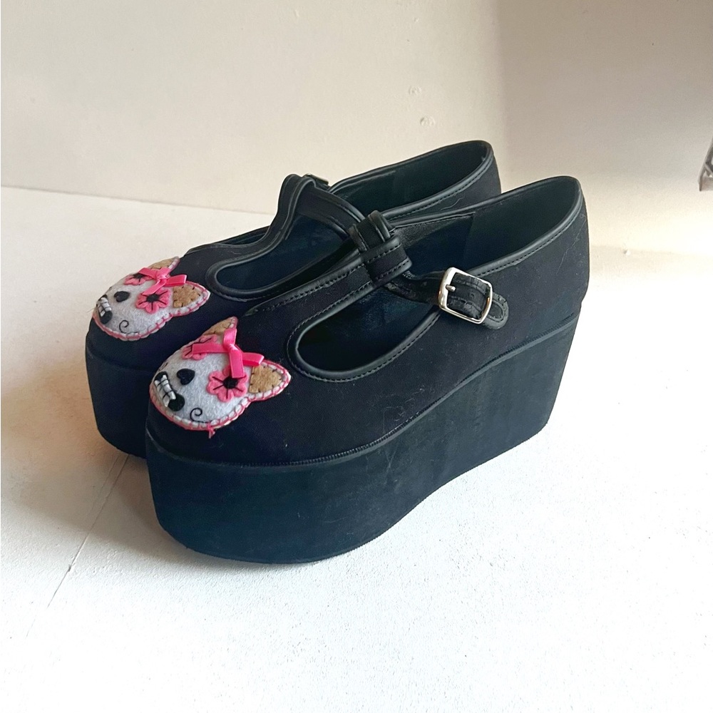 Demonia | T Strap Platform Shoes